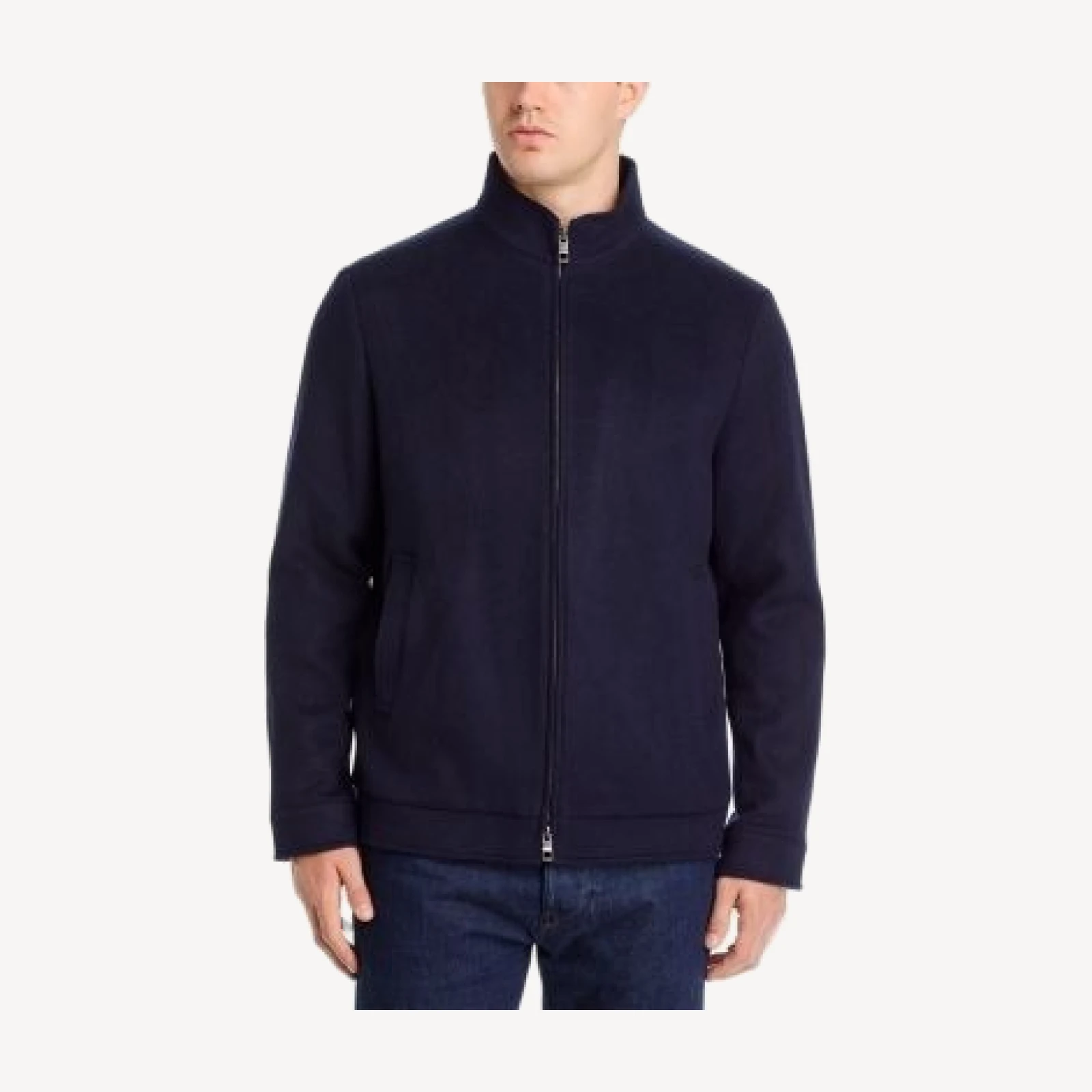Peter Millar Crown Flex Merino Wool Bomber Jacket
