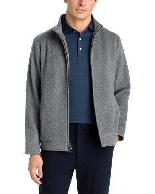 Peter Millar Crown Flex Merino Wool Bomber Jacket