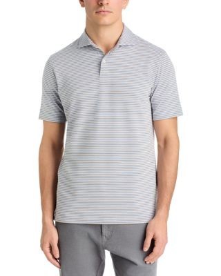 Peter Millar Albatross Stripe Pique Polo