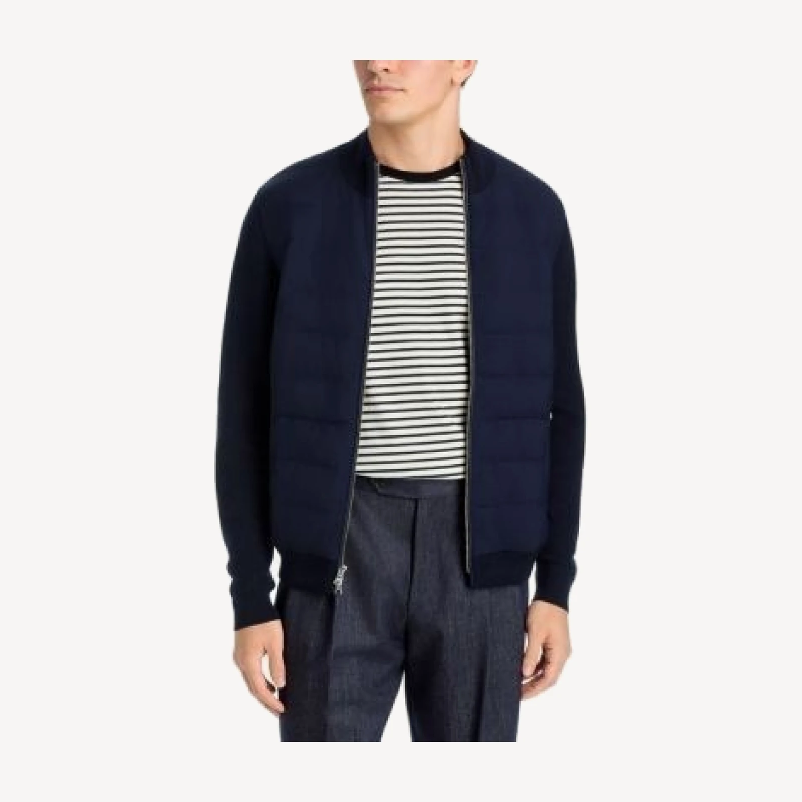 Peter Millar Roundhill Hybrid Full Zip Sweater