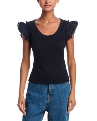 Rails Giovanna Ruffle Sleeve Top