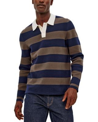Rails Luther Relaxed Fit Striped Polo Sweater