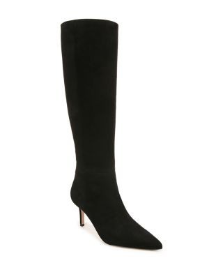 Veronica Beard Women's Lisa Wide Calf Leather Tall Boots