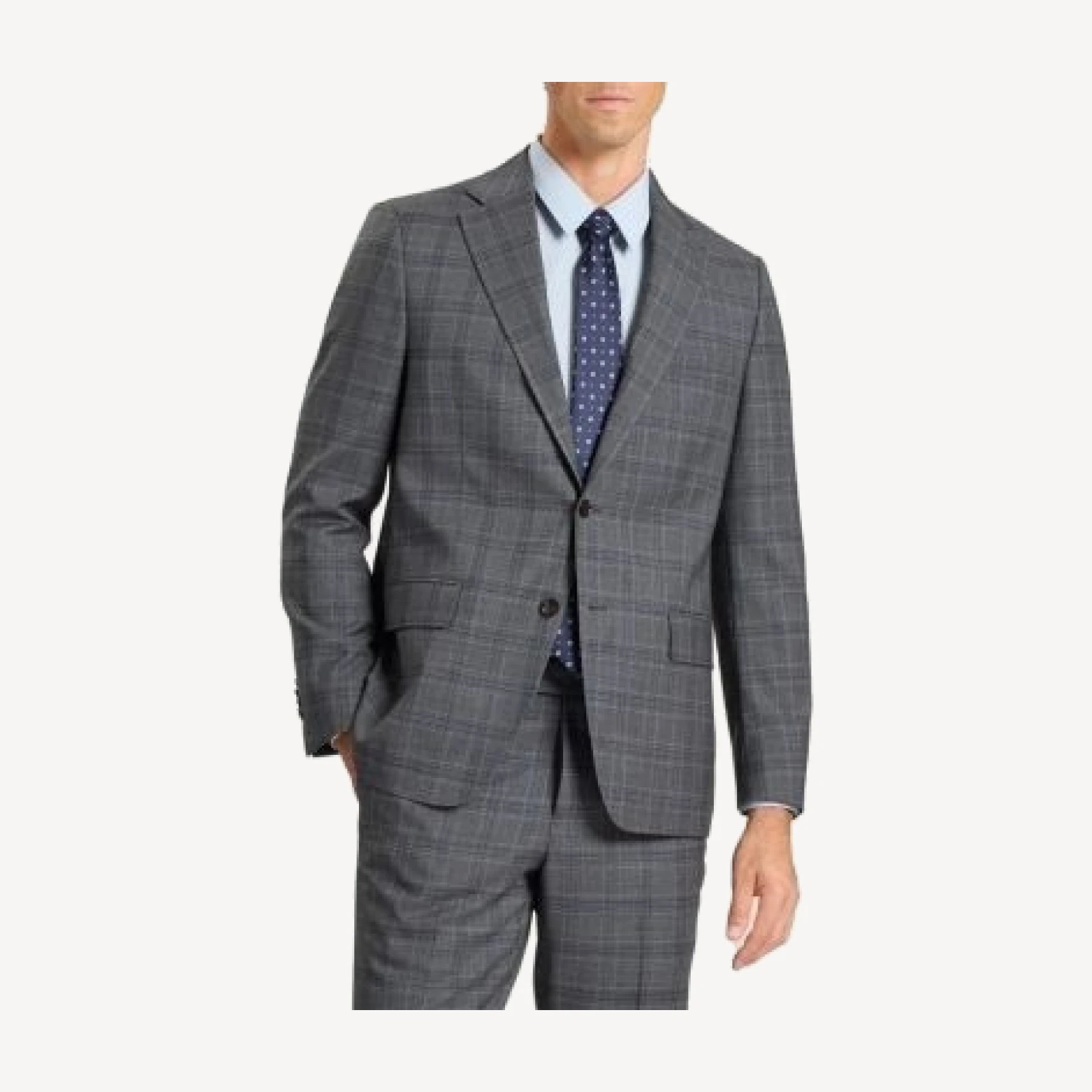 Ted Baker Wright Plaid Modern Fit Suit Jacket