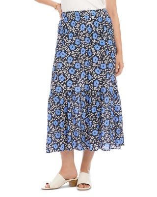 Karen Kane Front Slit Midi Skirt