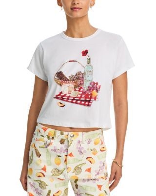 Aqua Picnic Graphic Tee - Exclusive