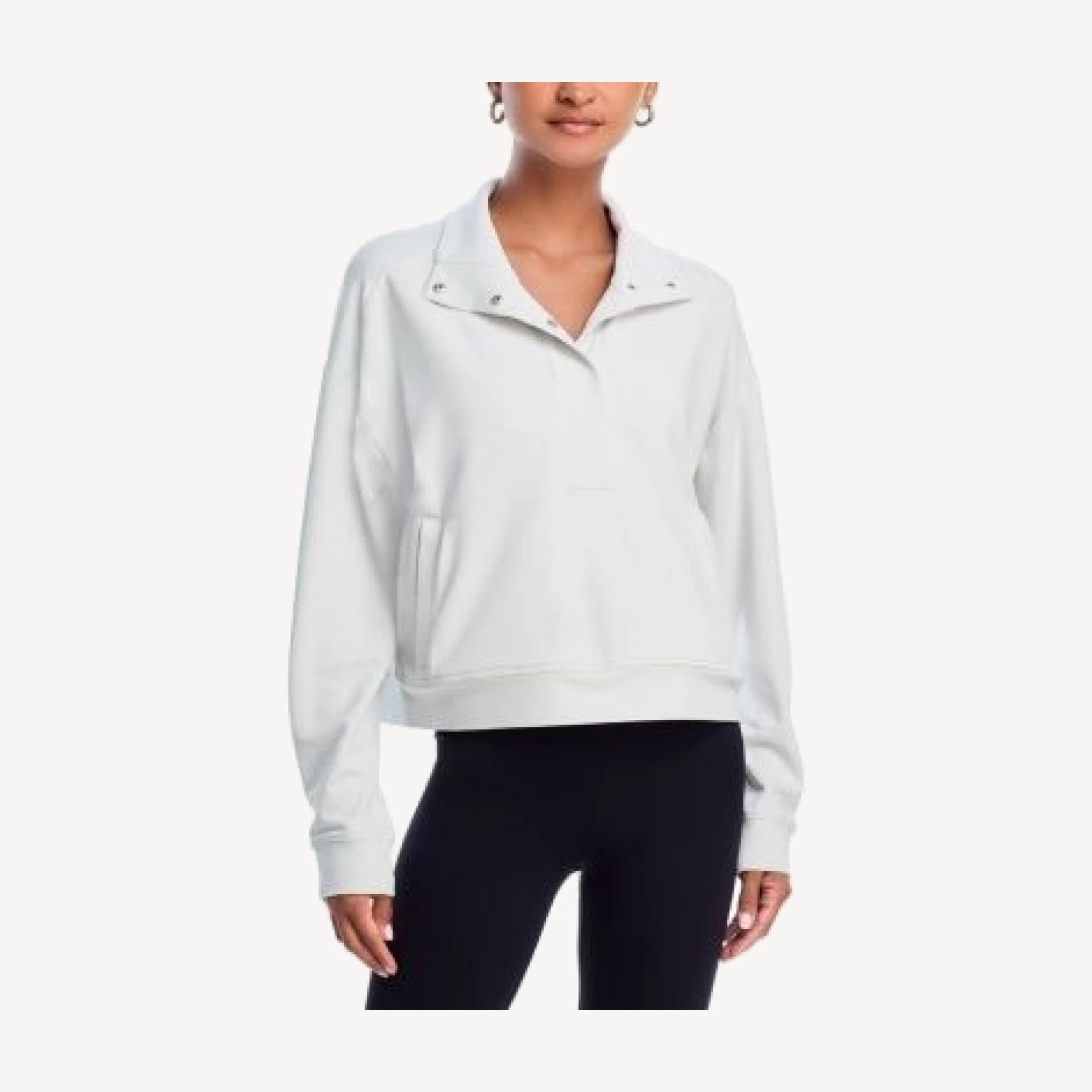 Aqua Everywhere Henley Sweatshirt - Exclusive