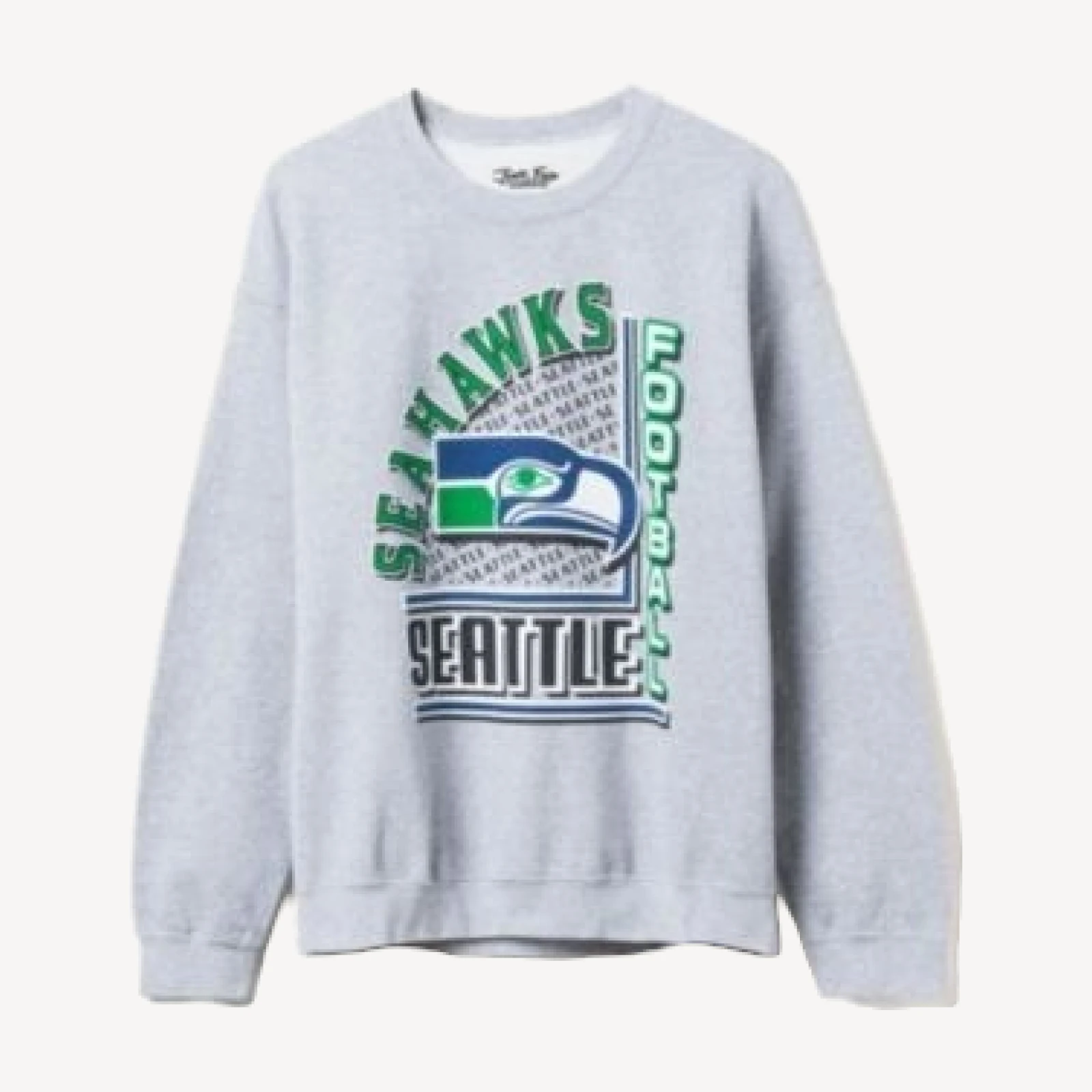Junk Food Clothing Unisex Nfl Seattle Seahawks Backfield Crew Fleece