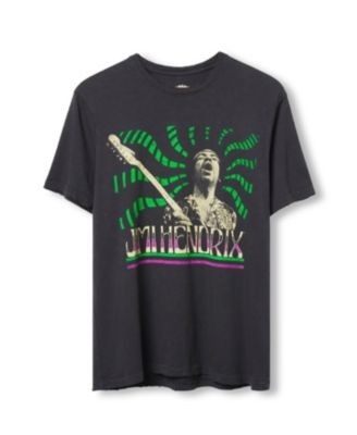 Junk Food Clothing Unisex Jimi Hendrix Sound Waves Vintage-like Tee