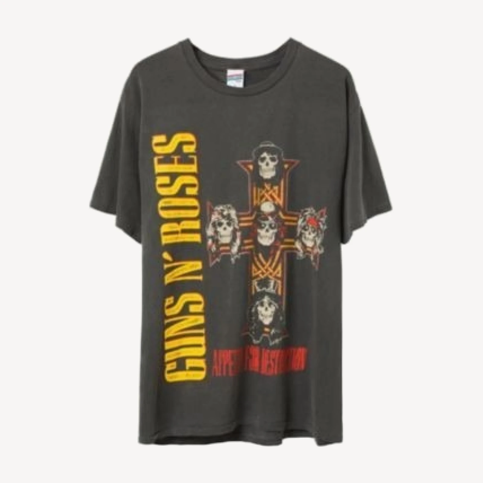 Junk Food Clothing Unisex Guns N' Roses Cross Flea Market Tee