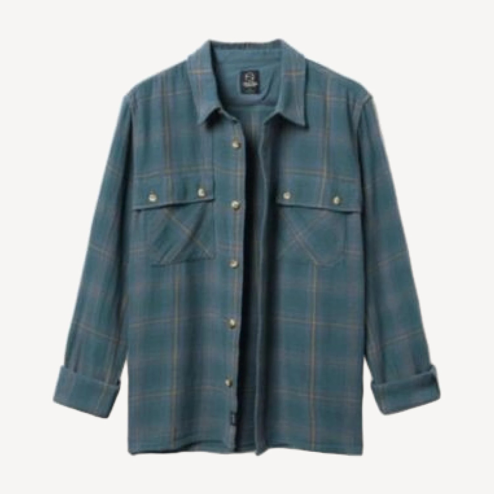 Junk Food Clothing Unisex Twill Plaid Boxy Shirt