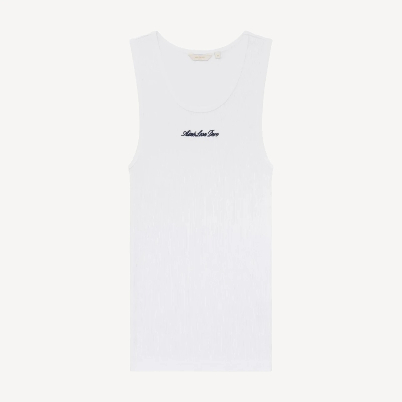 Embroidered Logo Tank Top