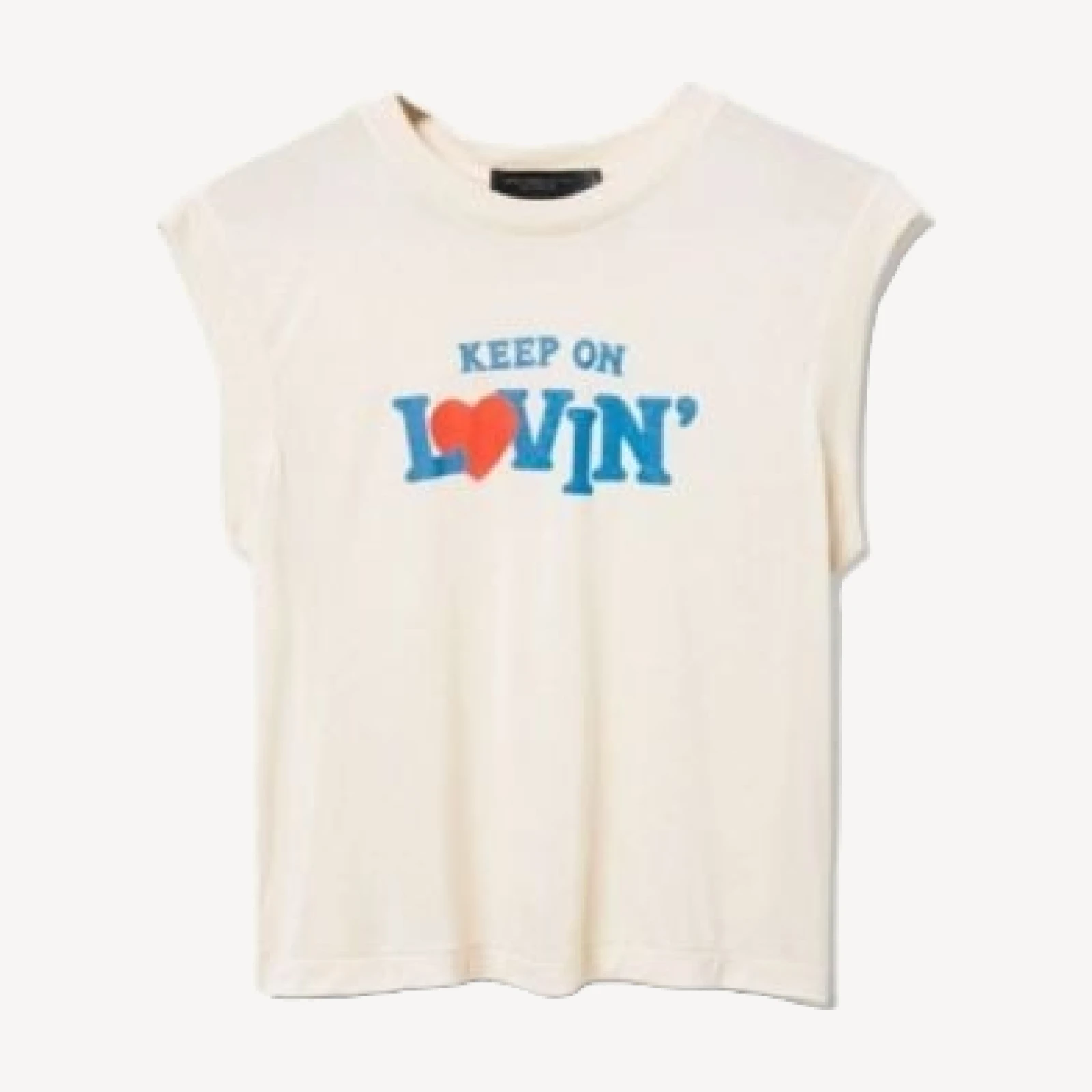 Junk Food Clothing Women's Keep on Lovin Vintage Tissue Tank