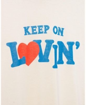 Junk Food Clothing Women's Keep on Lovin Vintage Tissue Tank