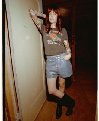 Junk Food Clothing Women's Tom Petty Rock N Roll Caravan Original Tee