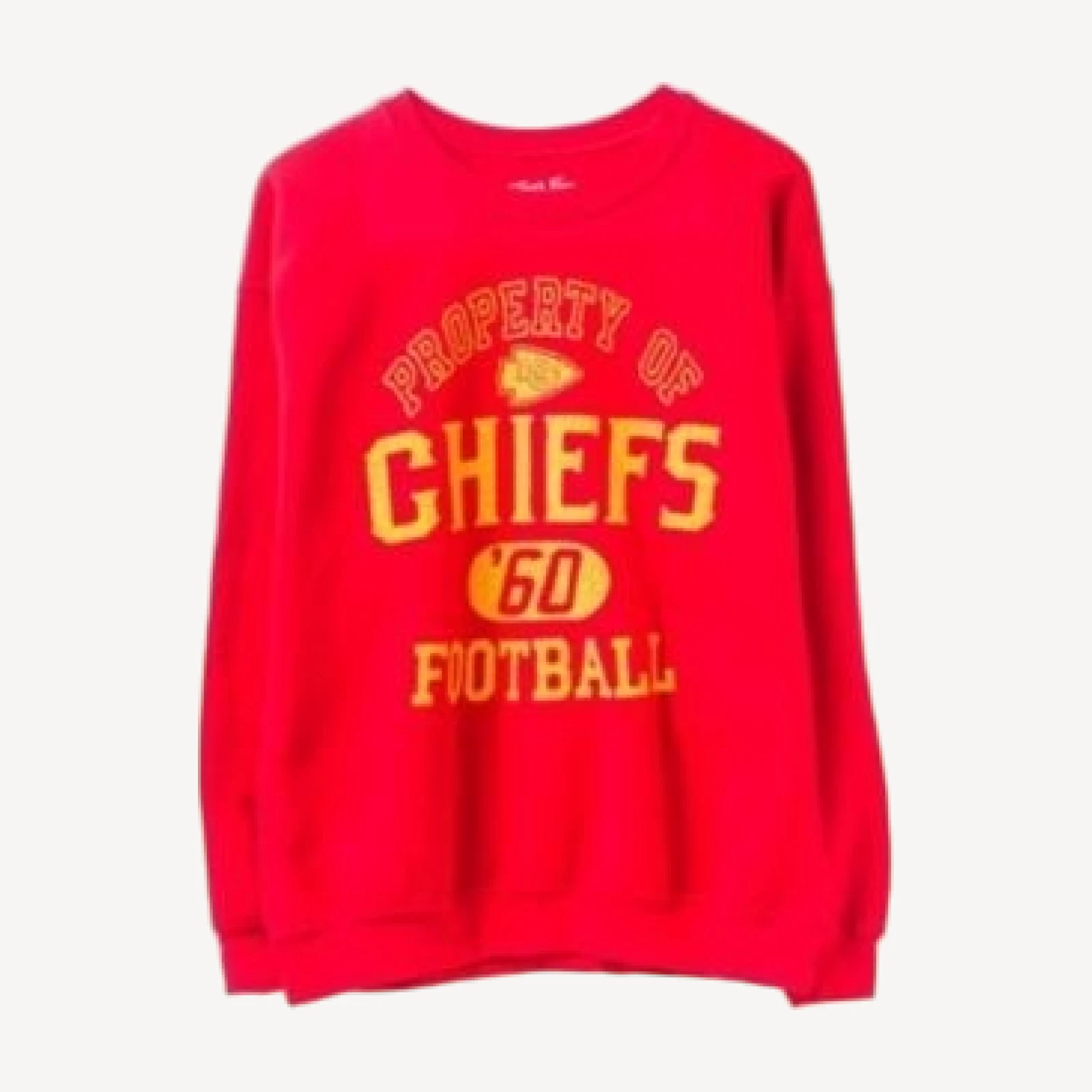 Junk Food Clothing Unisex Nfl Kansas City Chiefs Property Flea Market Crew Fleece