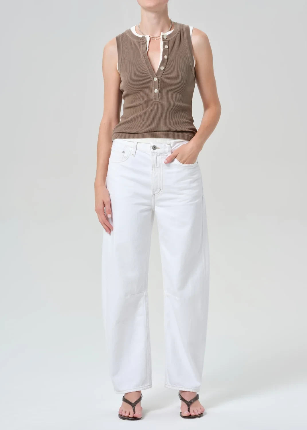 Miro Relaxed Jean in Soft White
