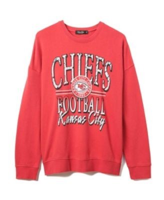 Junk Food Clothing Unisex Nfl Kansas City Chiefs Lateral Crew Fleece