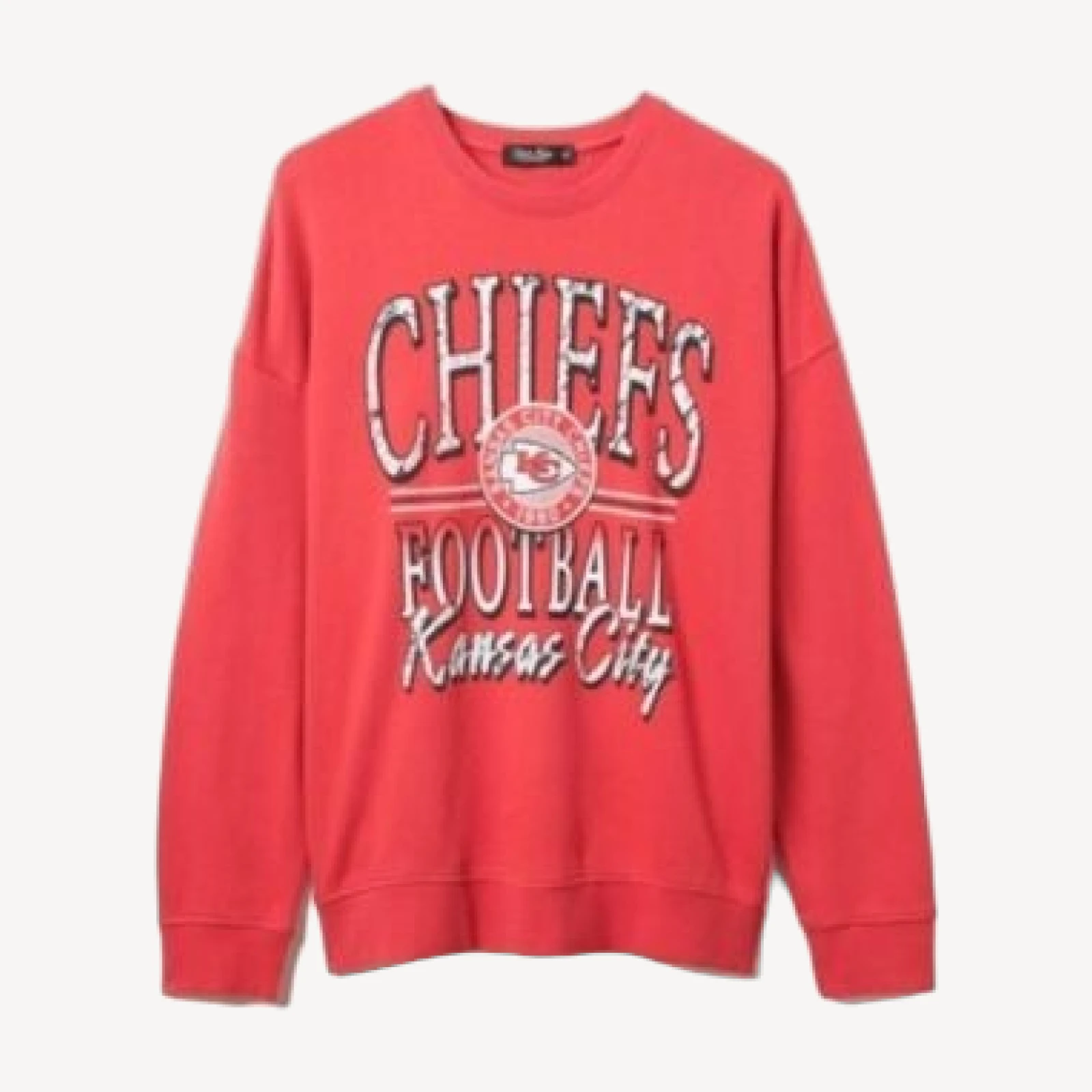 Junk Food Clothing Unisex Nfl Kansas City Chiefs Lateral Crew Fleece