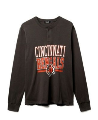 Junk Food Clothing Unisex Nfl Cincinnati Bengals Long Sleeve Henley