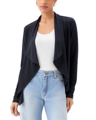 Karen Kane Draped Open Front Cardigan