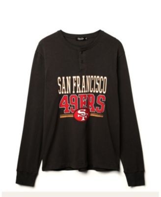 Junk Food Clothing Unisex Nfl San Francisco 49ers Long Sleeve Henley
