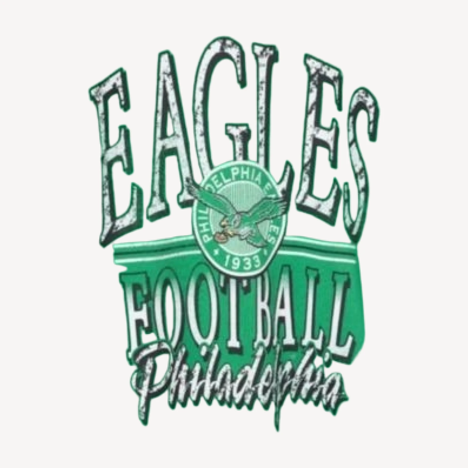 Junk Food Clothing Unisex Nfl Philadelphia Eagles Lateral Crew Fleece