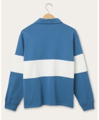 Junk Food Clothing Women's Nfl Detroit Lions Rugby Long Sleeve Sweater