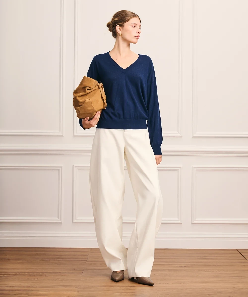 Super Fine Cashmere V-Neck