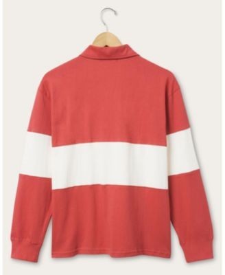Junk Food Clothing Women's Nfl San Francisco 49ers Rugby Long Sleeve Sweater