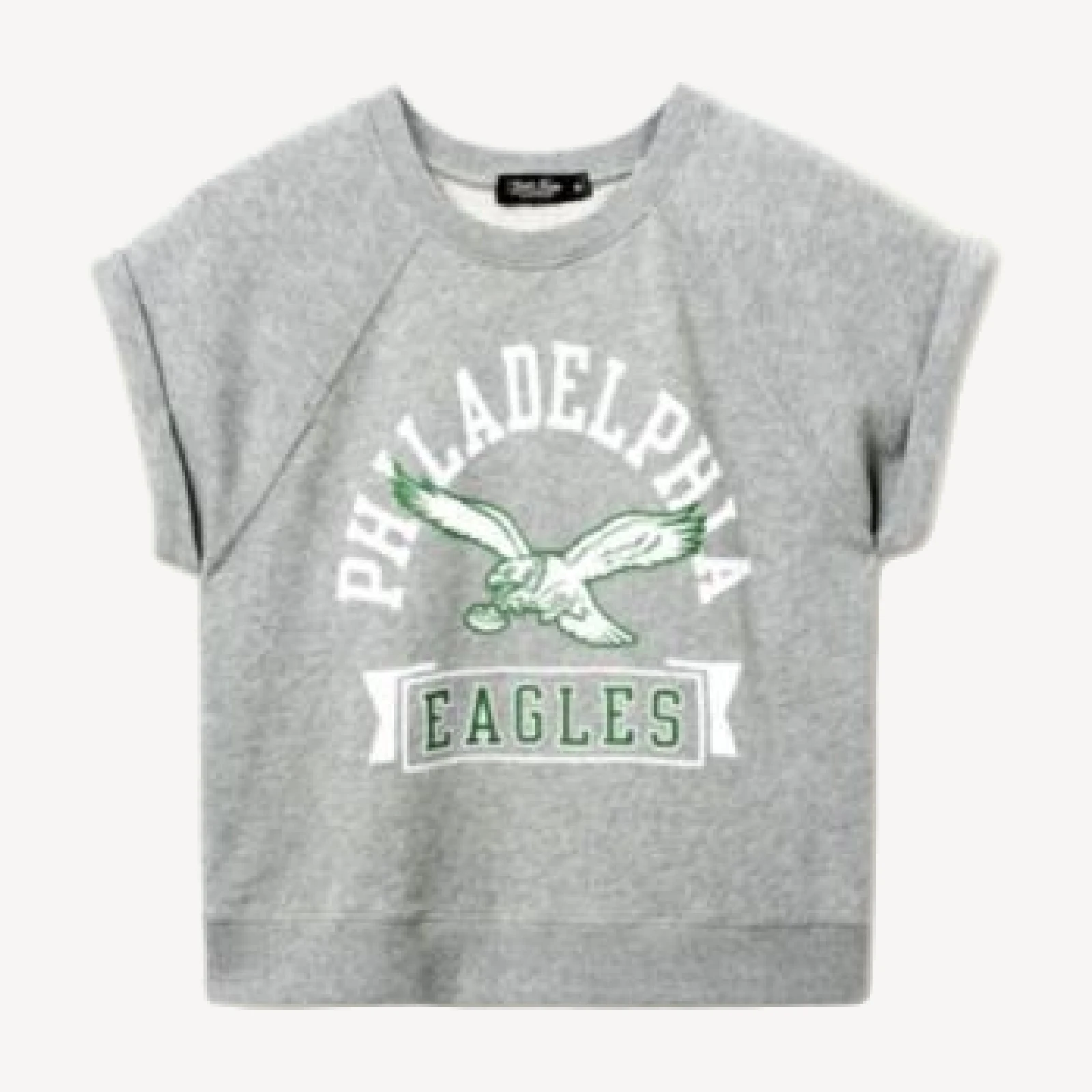 Junk Food Clothing Women's Nfl Philadelphia Eagles Raglan Fleece Tank