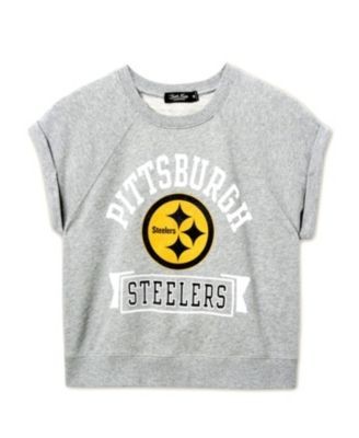 Junk Food Clothing Women's Nfl Pittsburgh Steelers Raglan Fleece Tank