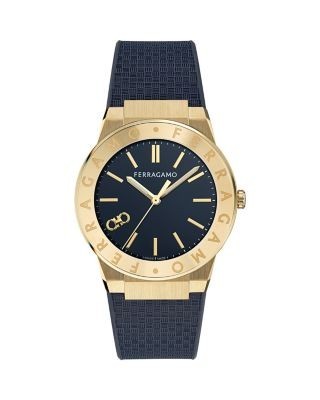 Ferragamo Sapphire Logo Watch, 41mm