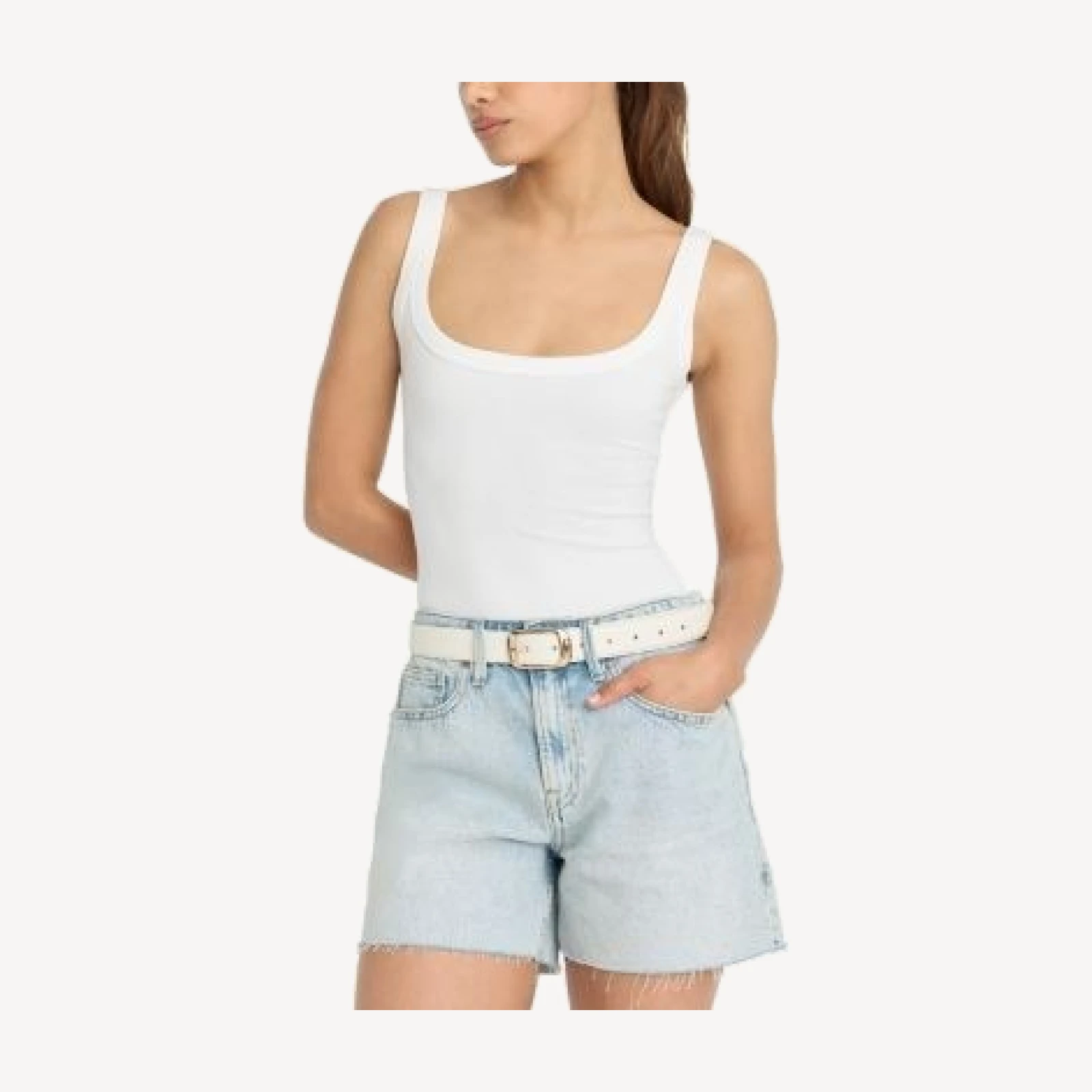 Good American Rib Tank Bodysuit