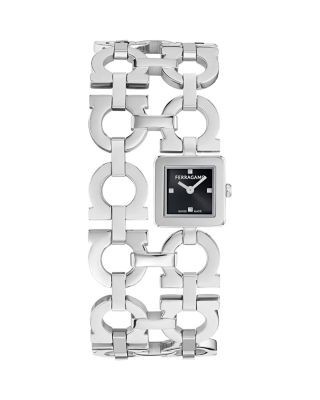 Ferragamo Double Gancini Catwalk Watch, 19mm
