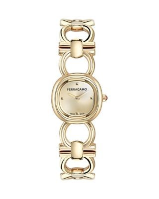 Ferragamo Double Gancini Petite Bracelet Watch, 21mm