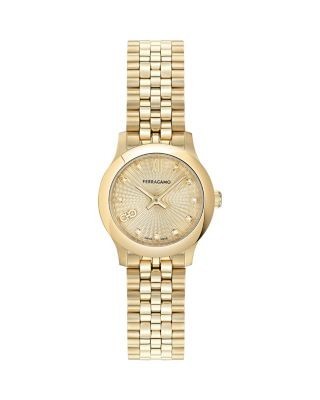 Ferragamo Duo Mini Diamond Watch, 25mm