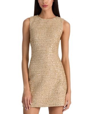 Alice and Olivia Cade Sleeveless Shift Mini Dress