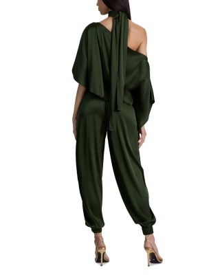 Alice and Olivia Rita Draped Cropped Top