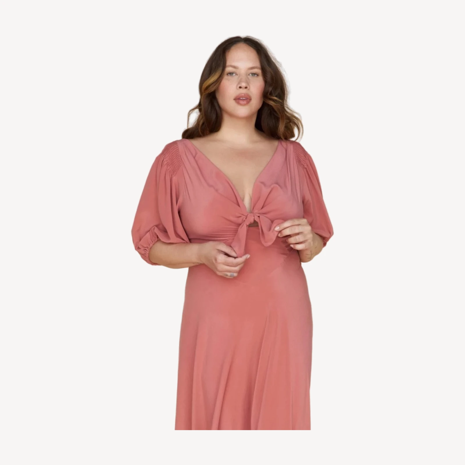 The Honey Dress | Dusty Rose Silk