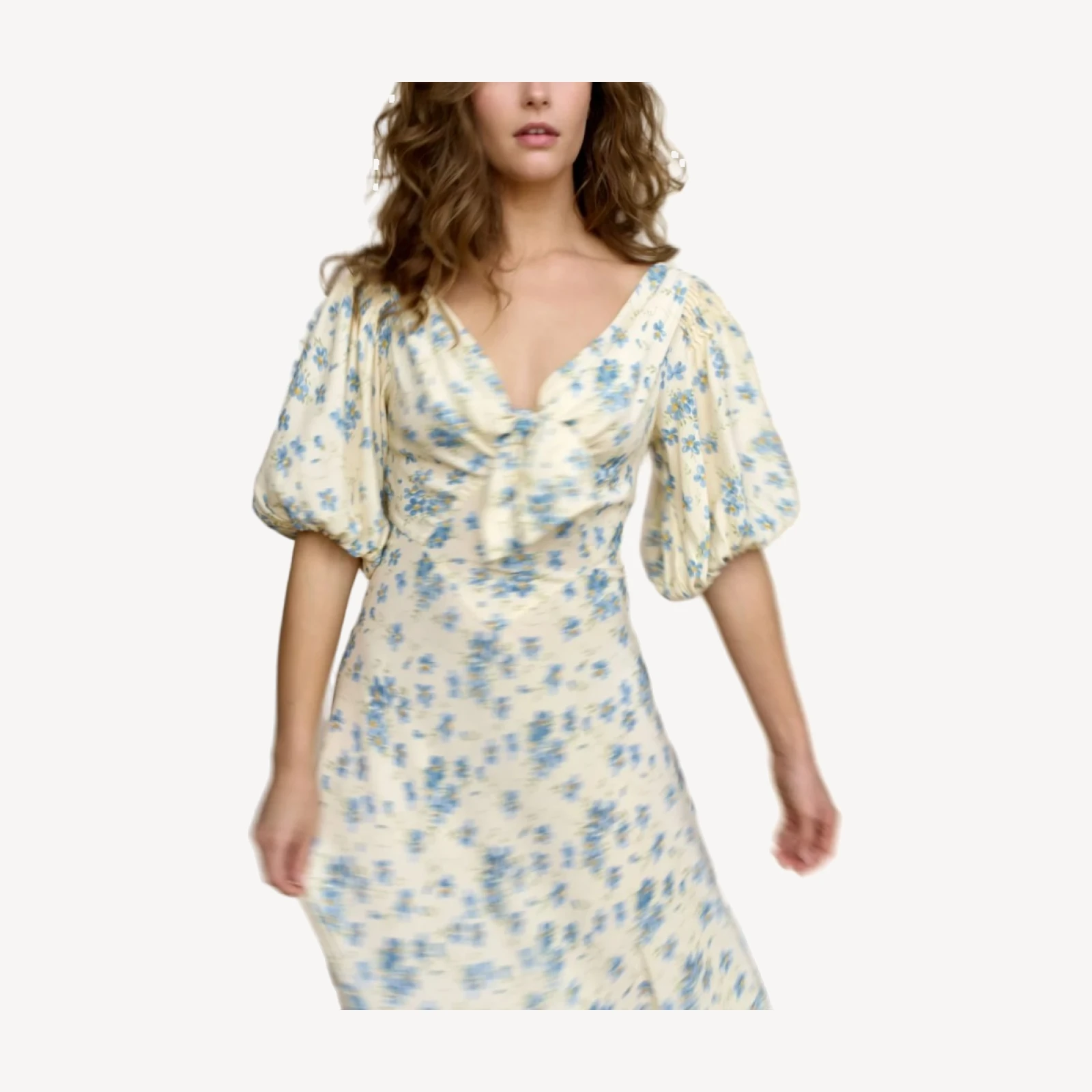 The Honey Dress | Lilies in Bloom Silk