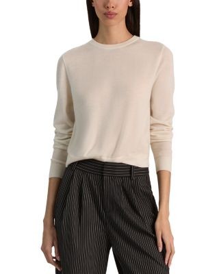 Alice and Olivia Carolee Cashmere Blend Crewneck Sweater