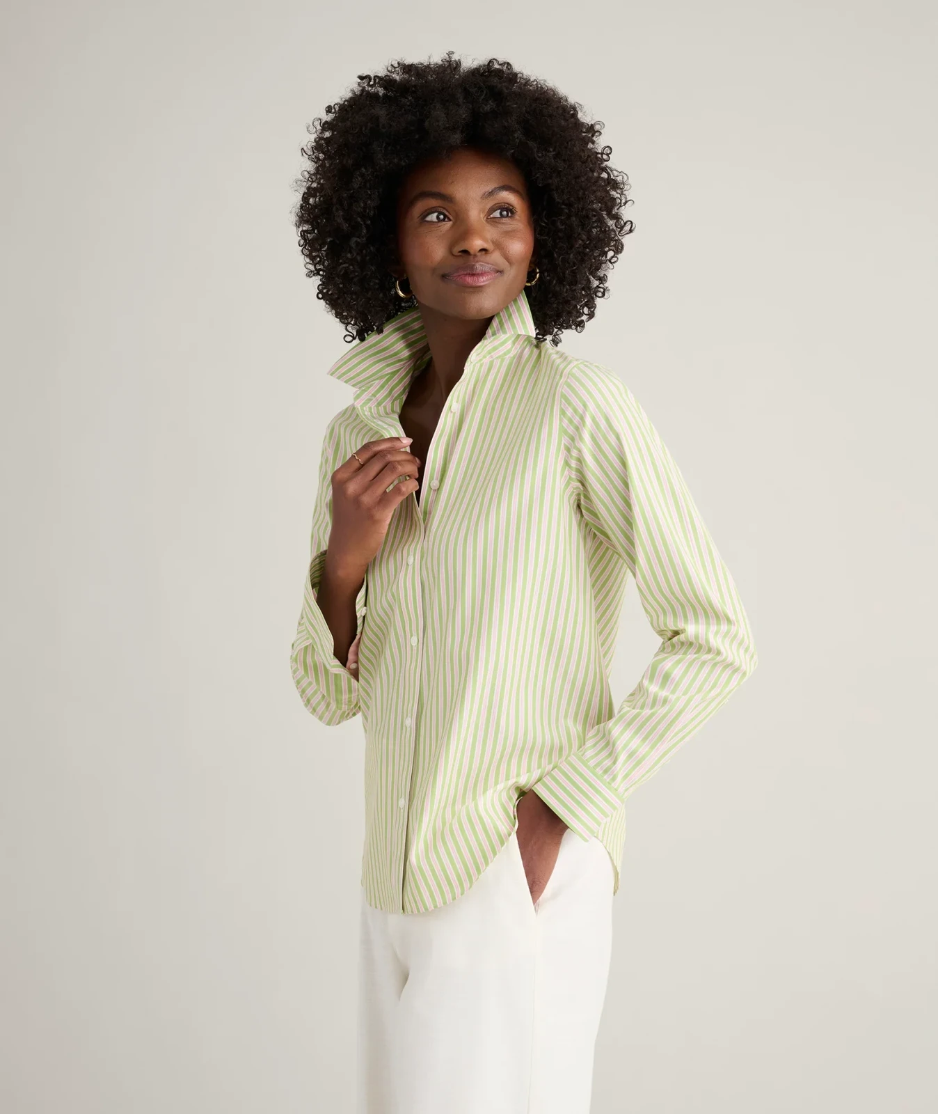 Wrinkle-Free Stretch Cotton Classic Fit Isabella Shirt