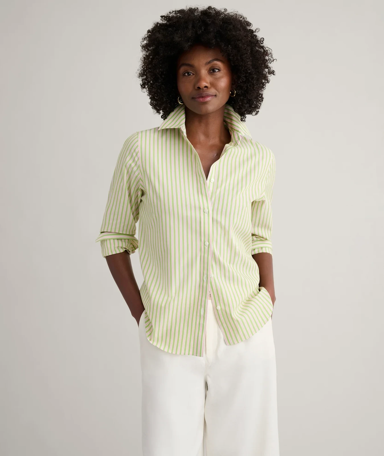 Wrinkle-Free Stretch Cotton Classic Fit Isabella Shirt