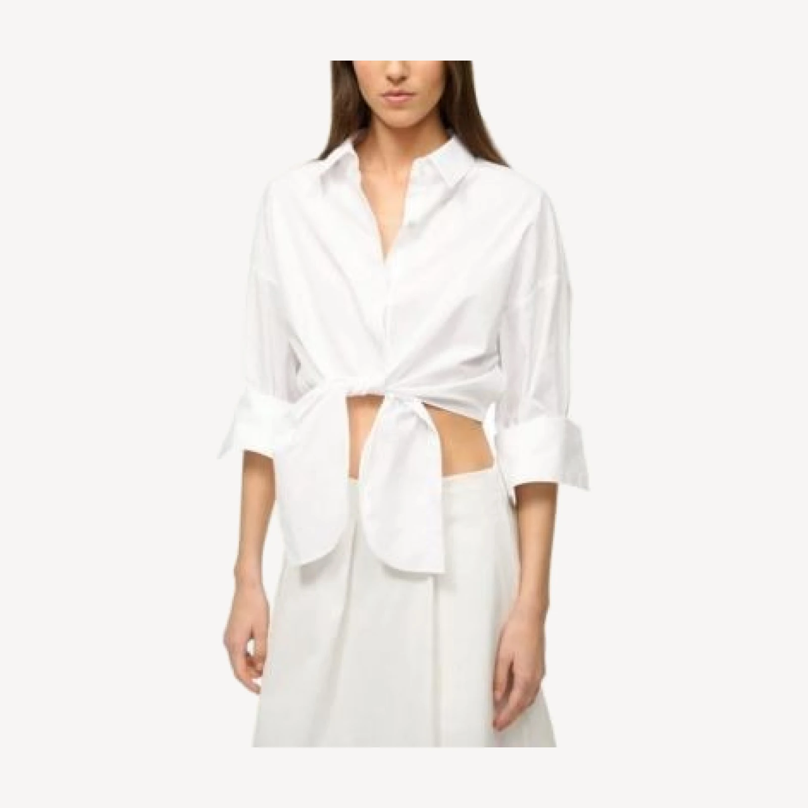 Staud Lisa Tie Front Top
