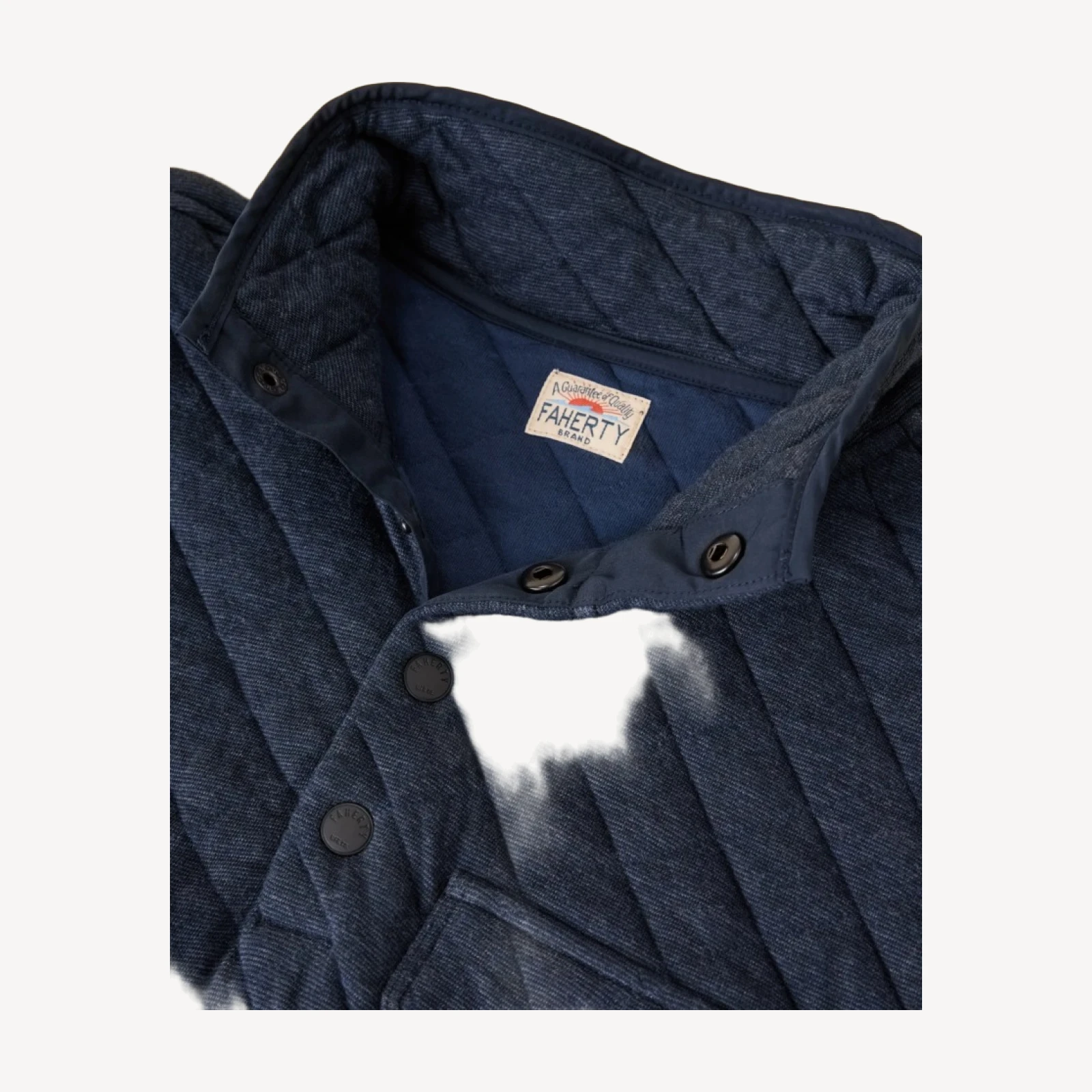 Epic Quilted Fleece Pullover - Navy Melange