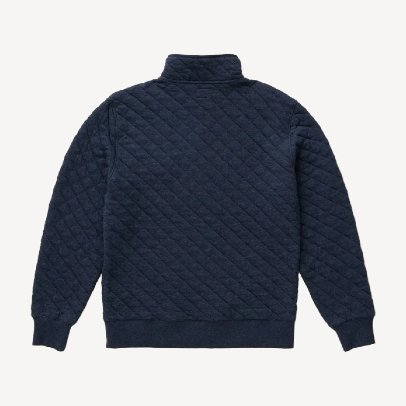 Epic Quilted Fleece Pullover - Navy Melange