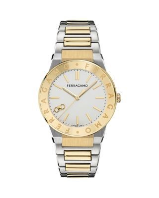 Ferragamo Sapphire Logo Bracelet Watch, 41mm