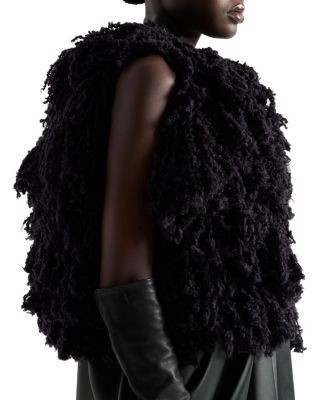7 For All Mankind Faux Fur Open Front Vest