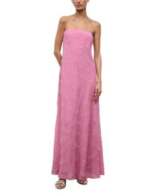 Staud Cassie Beaded Textured Dress